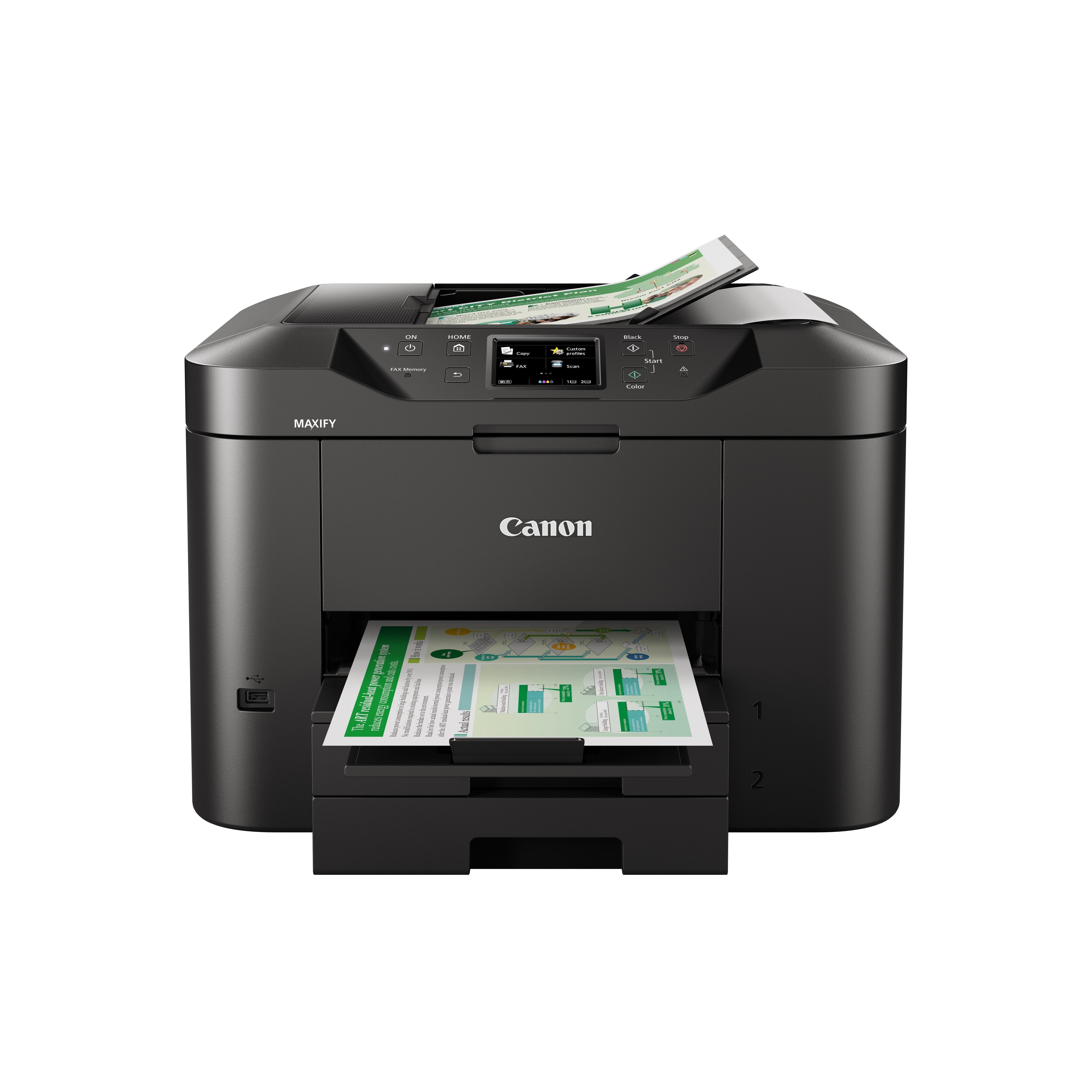 Multifunción Canon Maxify Mb2750 Wifi Fax Dúplex Negra