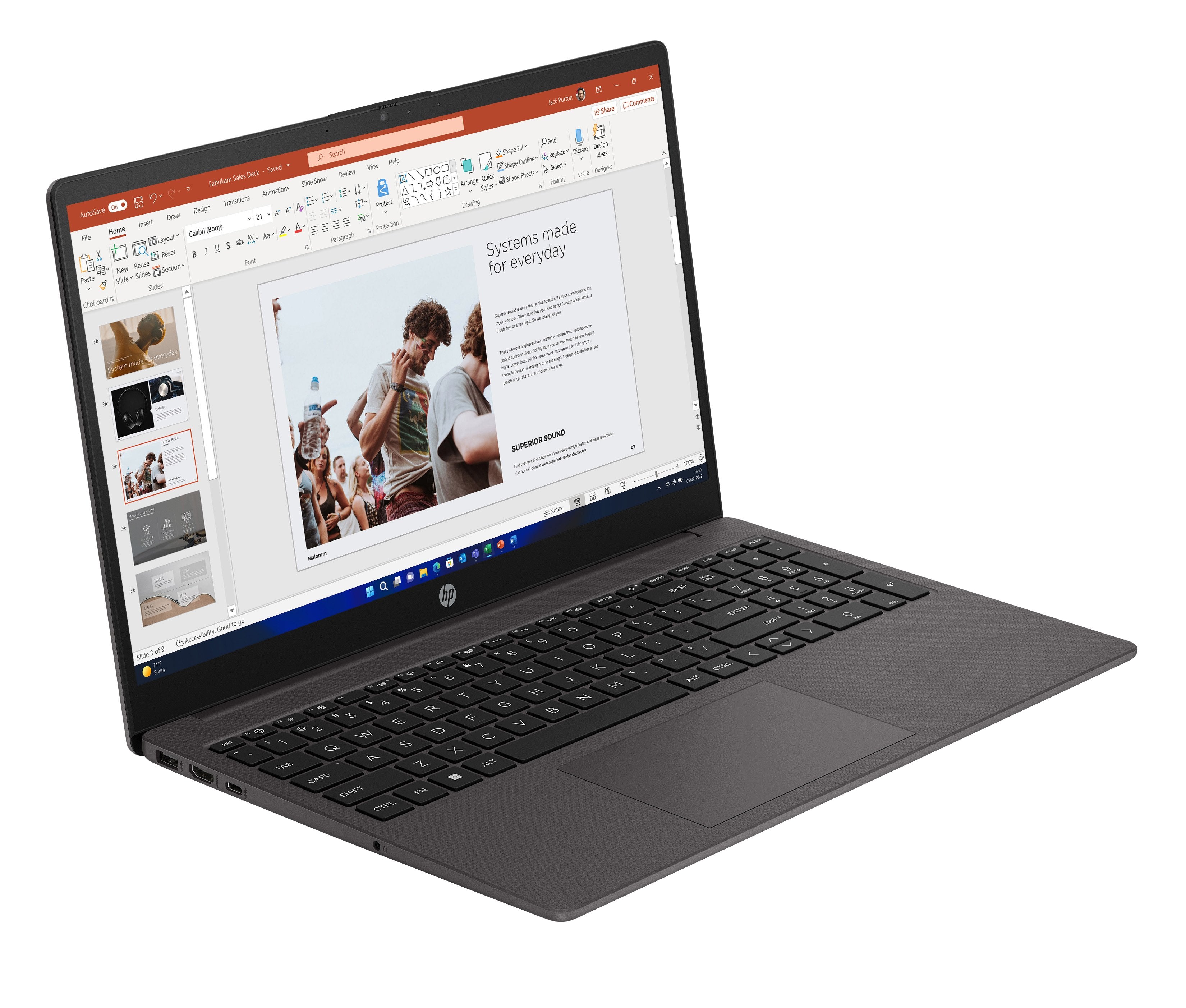 EAN 197961424591 - HP 250 G10 Intel® Core™ i5 i5-1334U Portátil 39,6 cm (15.6") Full HD 16 GB DDR4-SDRAM 512 GB SSD Wi-Fi 6 ( imagen 2