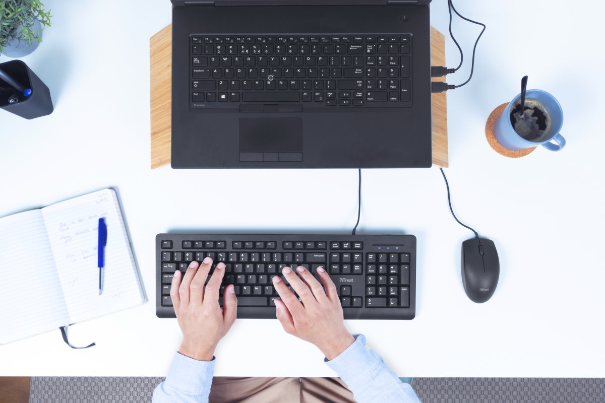 Trust Primo Teclado Ratón Incluido Usb Qwerty Español Negro