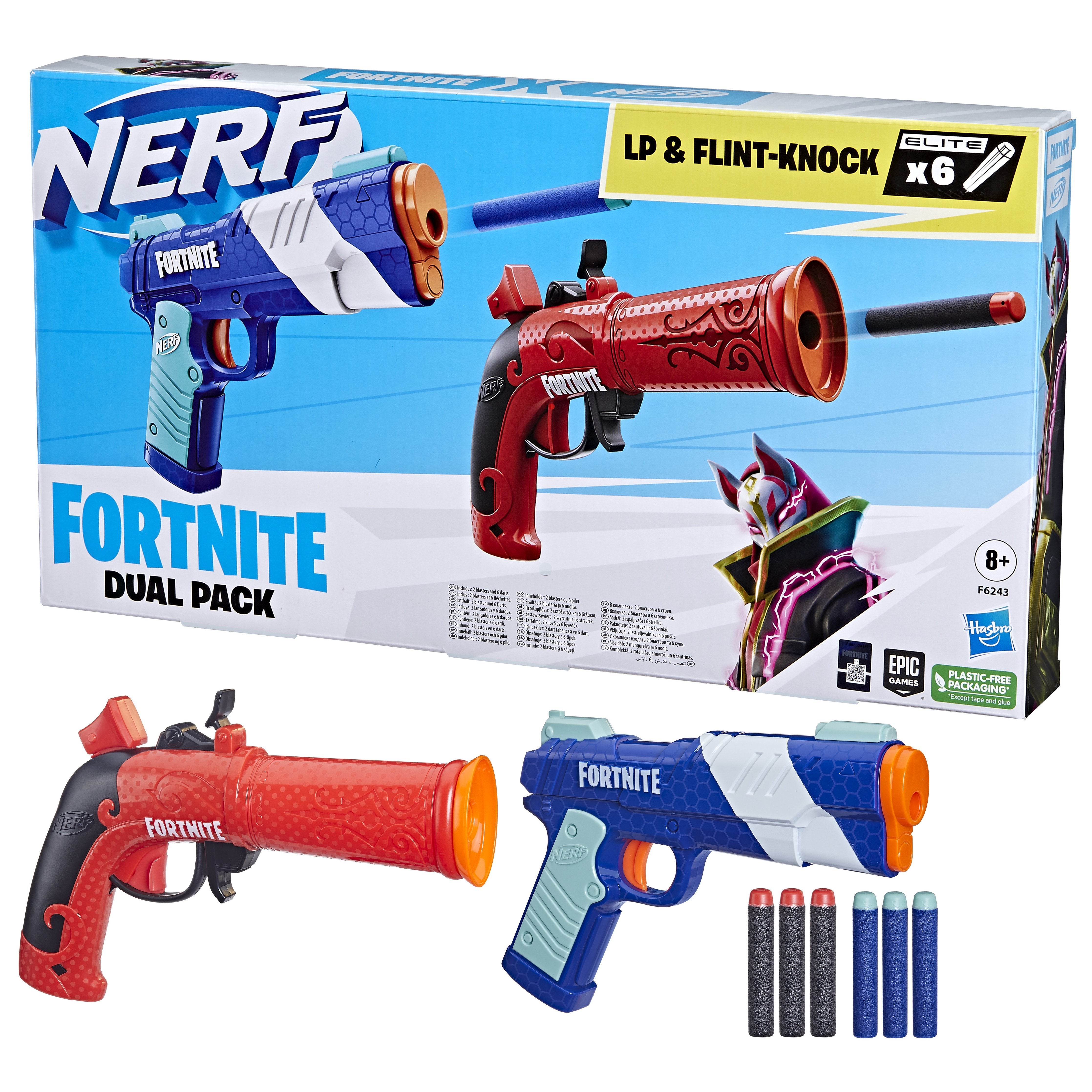 Set Doble Lanzadores Hasbro Nerf Fortnite