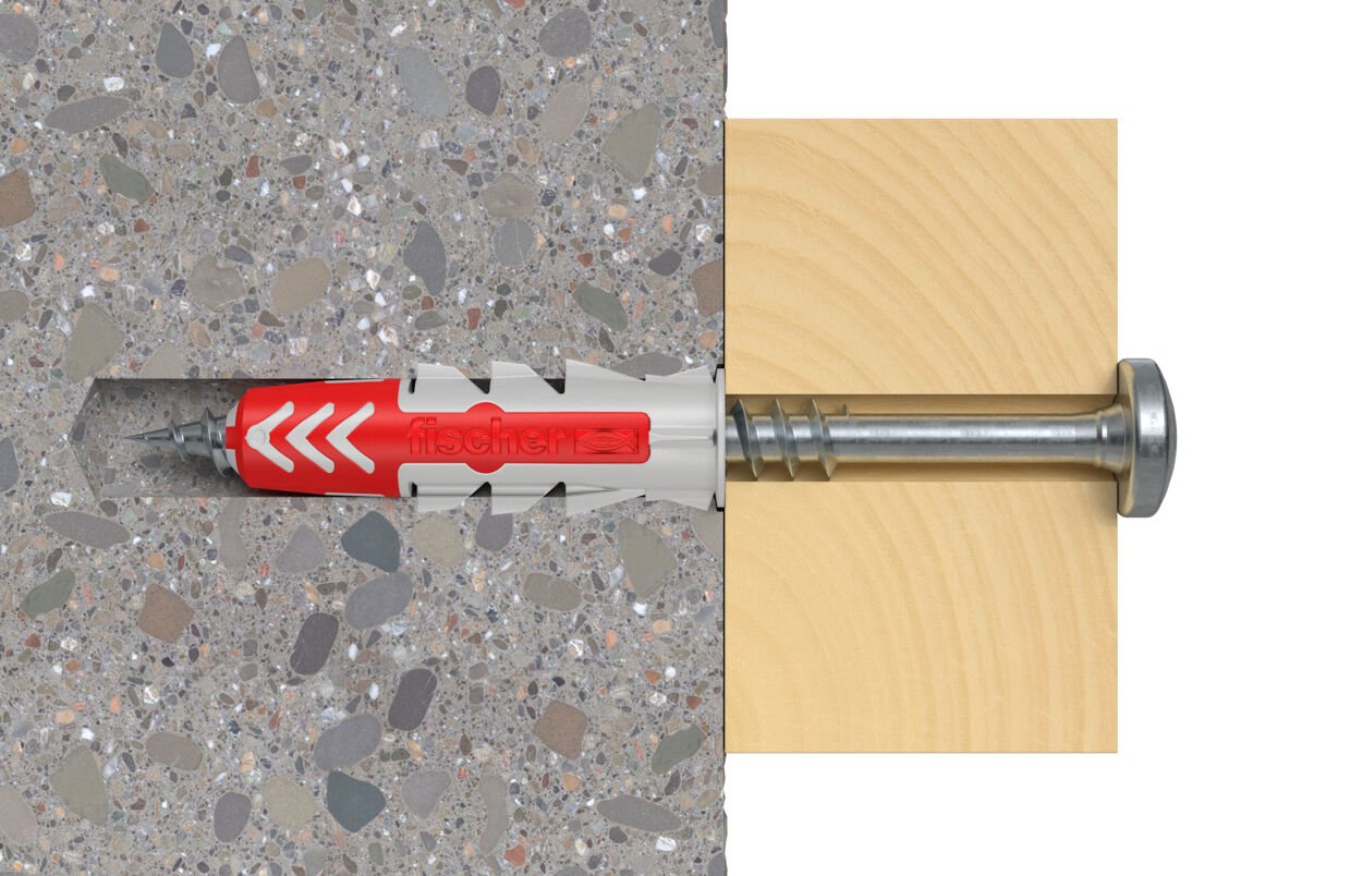 EAN 4048962245462 - Fischer DuoPower 12 pieza(s) Juego de enchufes de pared y tornillos 30 mm imagen 4