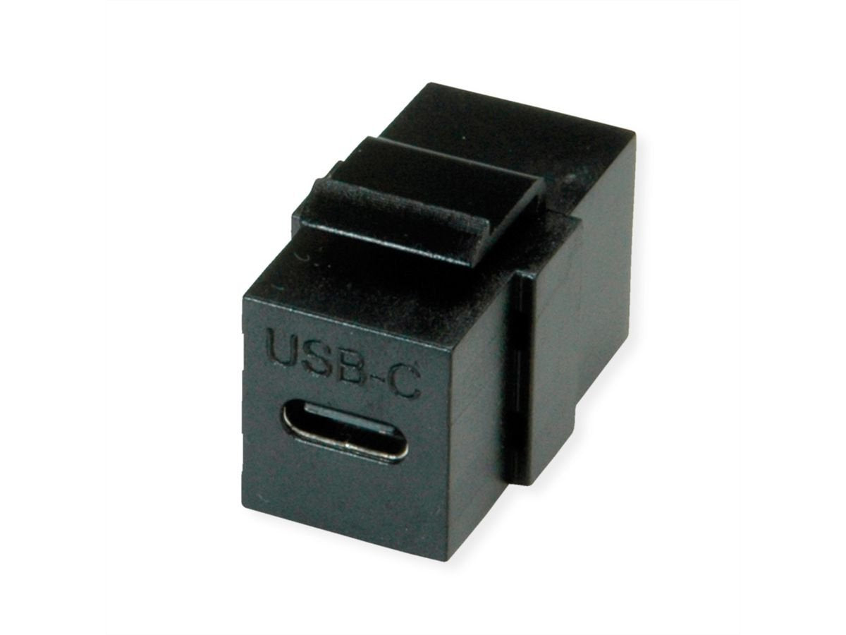 Usb Tipo C Keystone Módulo Negro