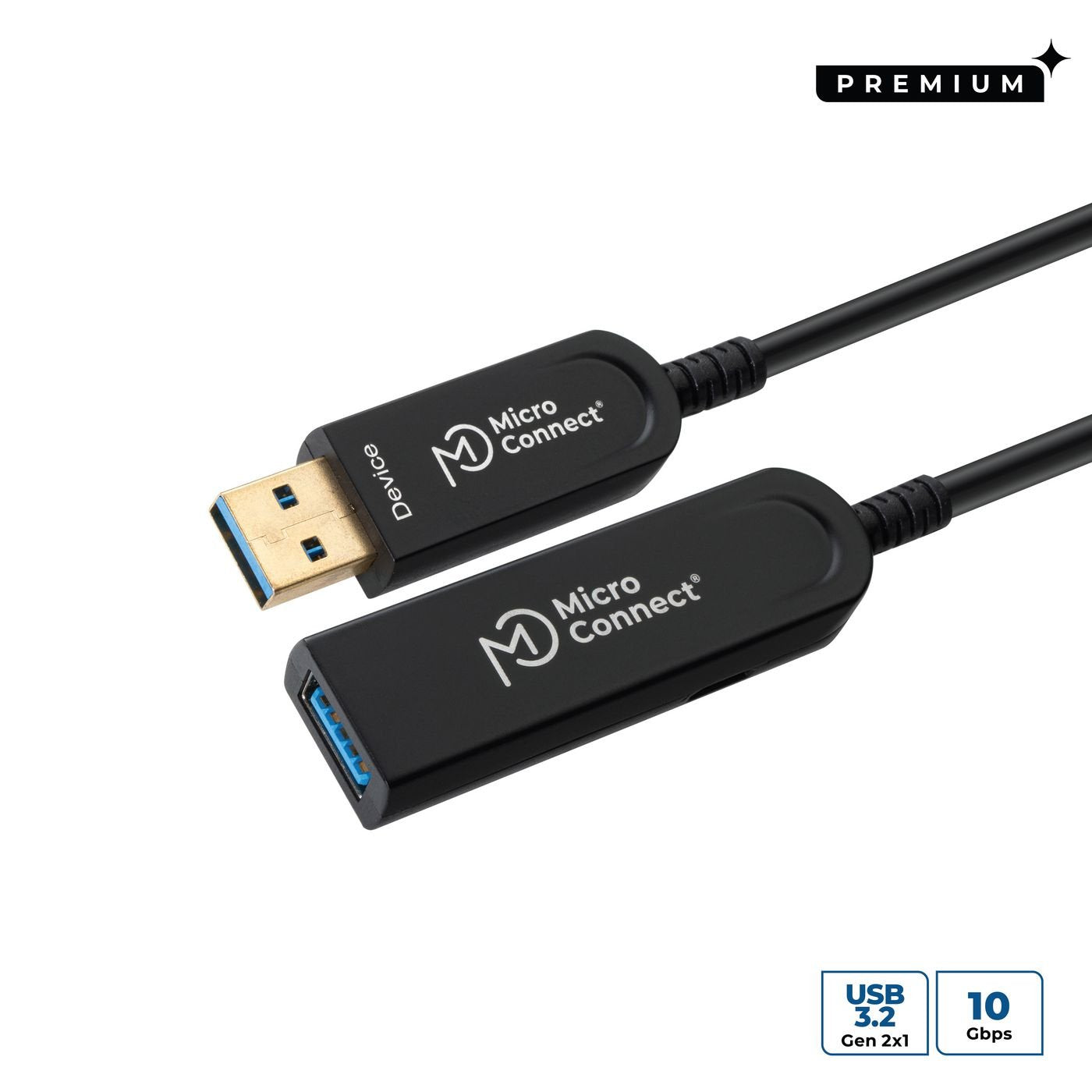 EAN 5704174889922 - Microconnect MC-USB3.0AAF20AOP cable USB USB 3.2 Gen 2 (3.1 Gen 2) 20 m USB A Negro imagen 1