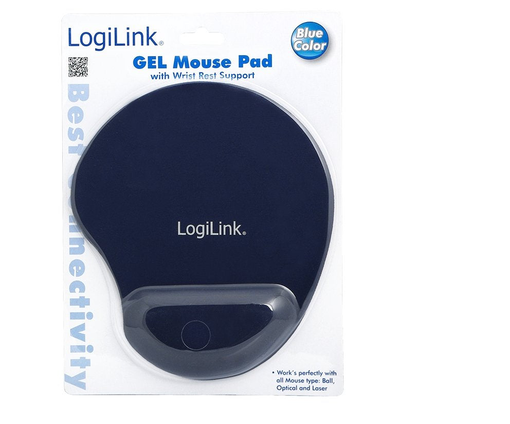 Logilink Alfombrilla Gel ReposamuaâEcas Azul Id0027b