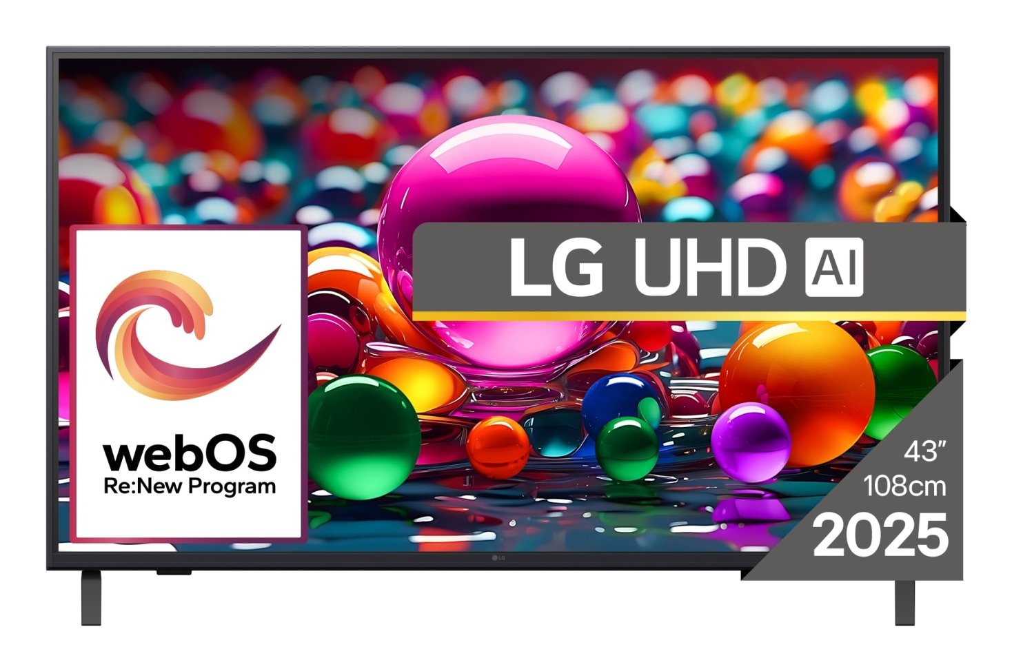 EAN 8806096529911 - LG 43UA74003LB Televisor 109,2 cm (43") 4K Ultra HD Smart TV Wifi Negro imagen 1
