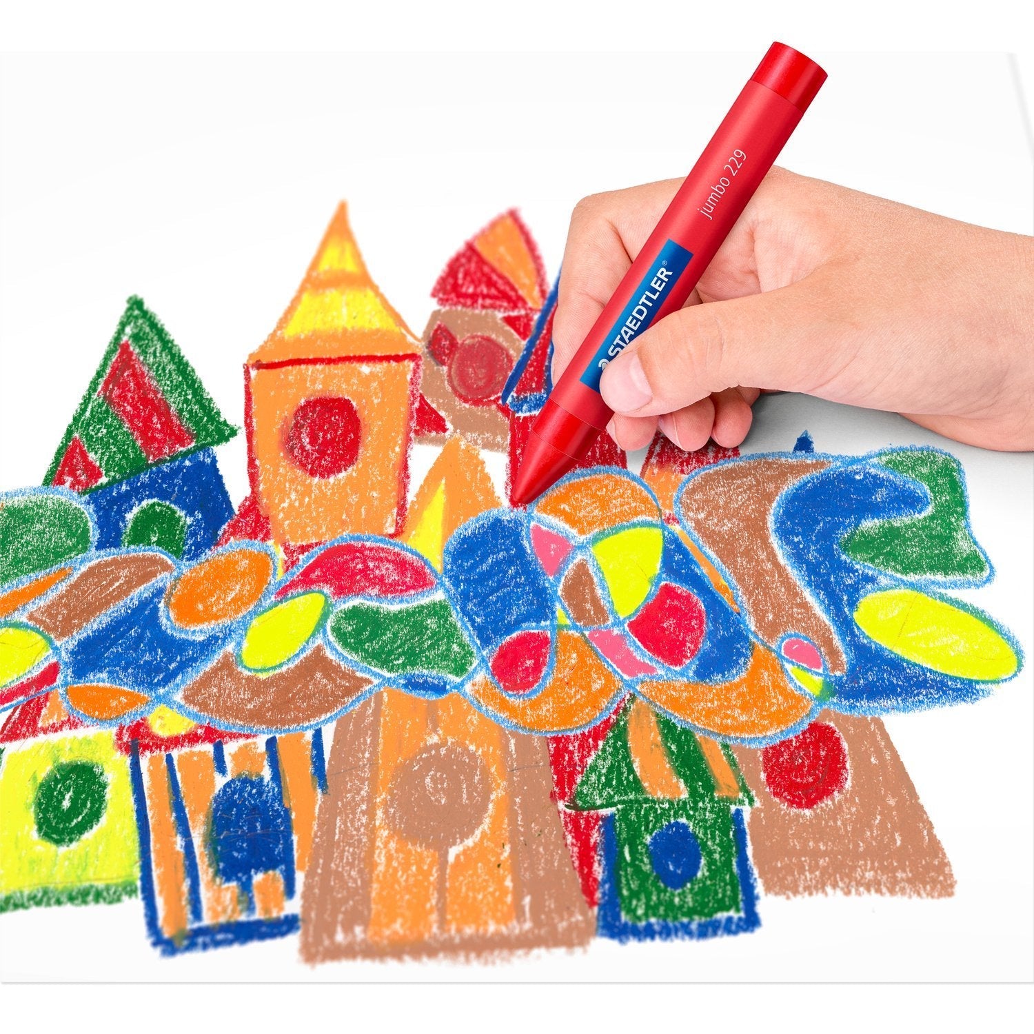 Maedtler Wachsmalkreide Noris Jumbo 12er-Set 12mm Retail