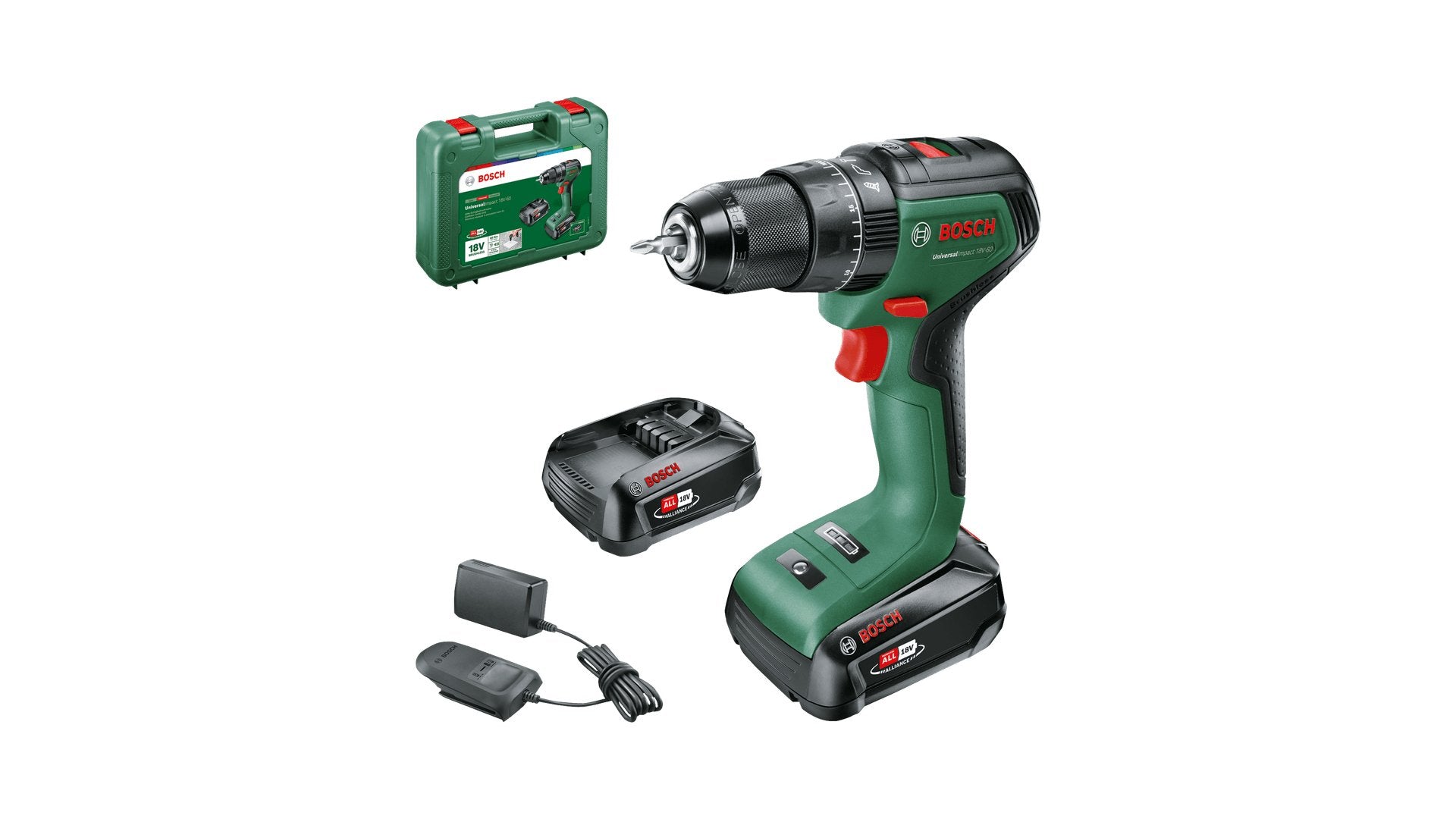 EAN 4053423231717 - Bosch Universal Impact 18V-60 1900 RPM Sin llave 1,3 kg Verde imagen 3