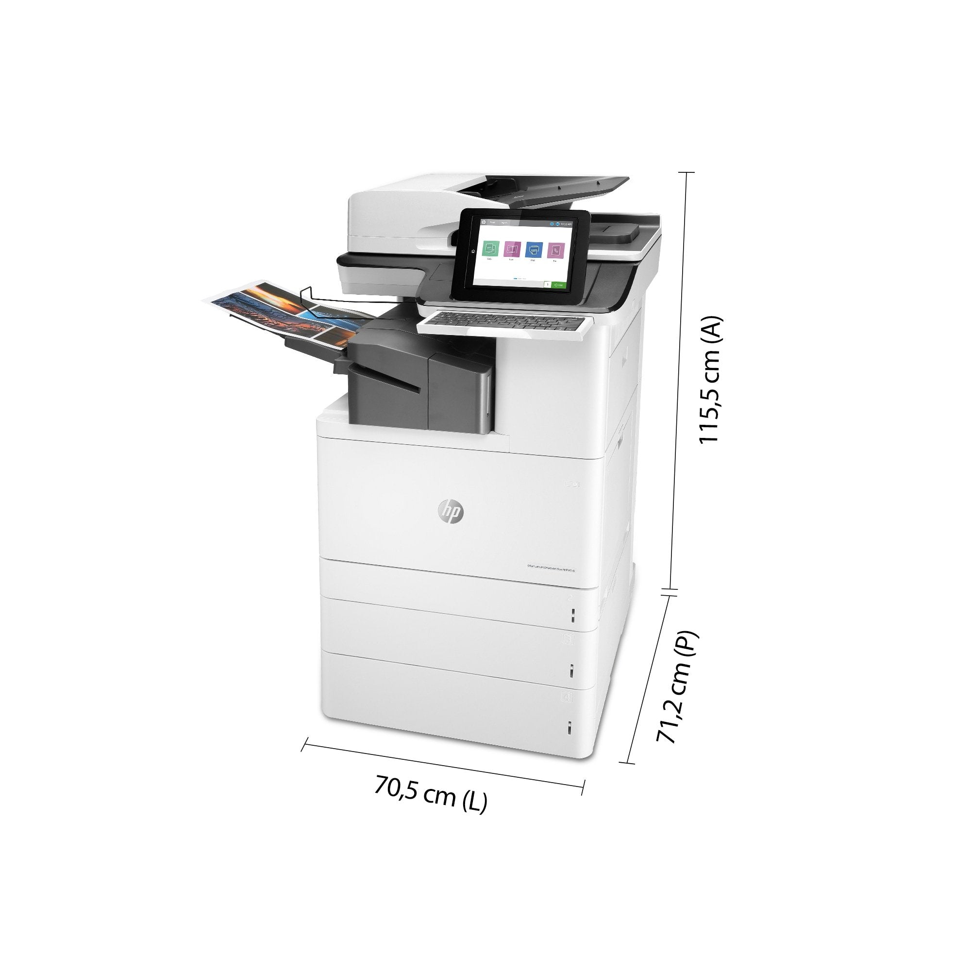 EAN 193015438101 - HP Color LaserJet Enterprise Flow MFP M776zs Laser A3 1200 x 1200 DPI 46 ppm Wifi imagen 7