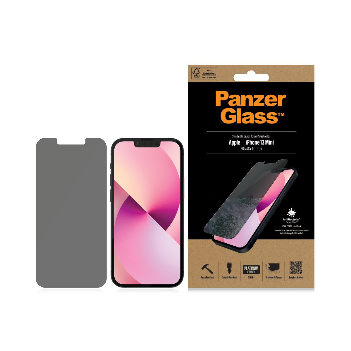 Protector De Pantalla Para Iphone 13 Mini Panzerglass P2741