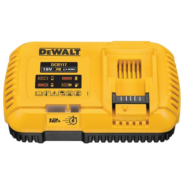 Dewalt Dcb117-Qw, Cargador Amarillo/Negro