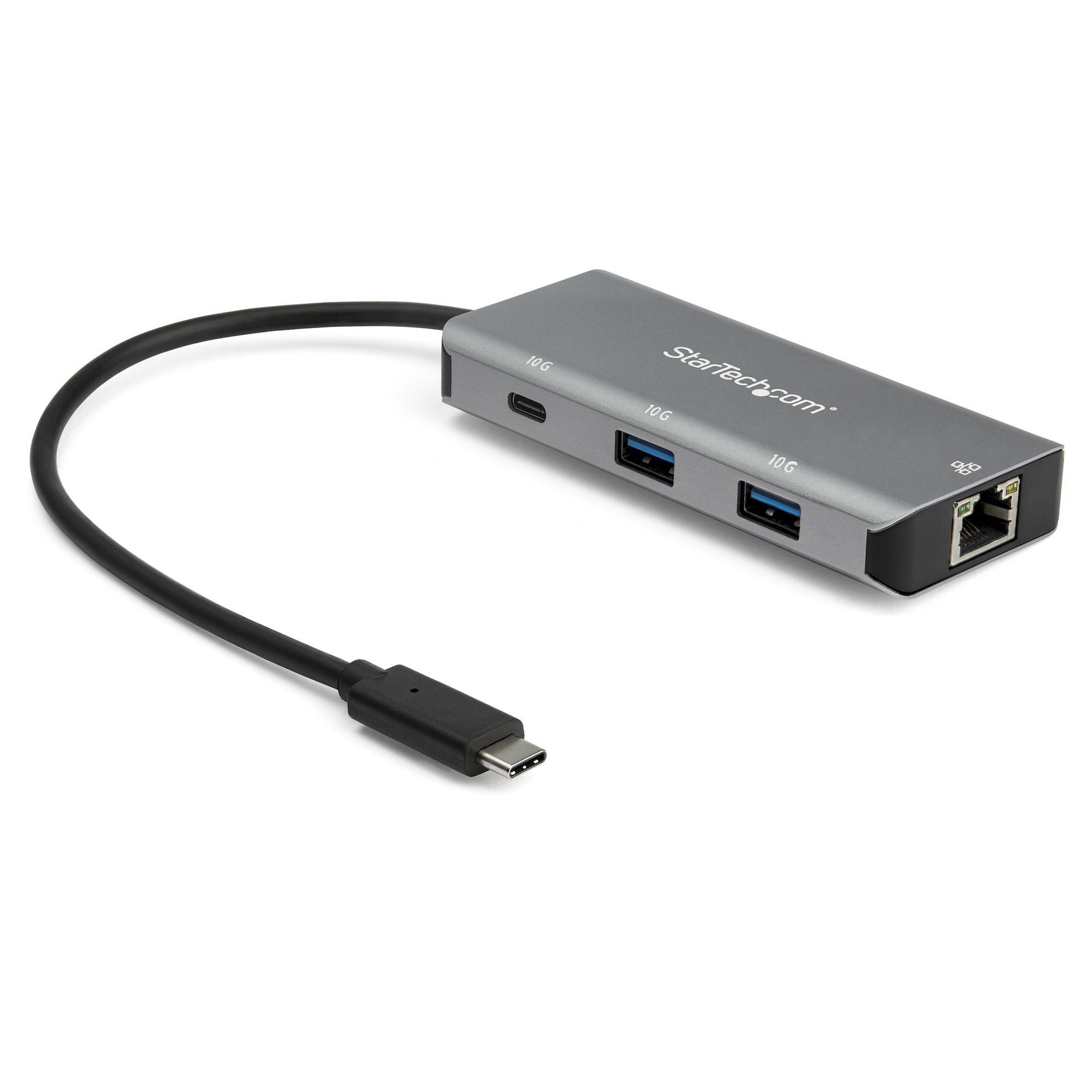 EAN 65030877893 - StarTech.com HB31C2A1CGB base para portátil y replicador de puertos USB 3.2 Gen 2 (3.1 Gen 2) Type-C Negro, imagen 1