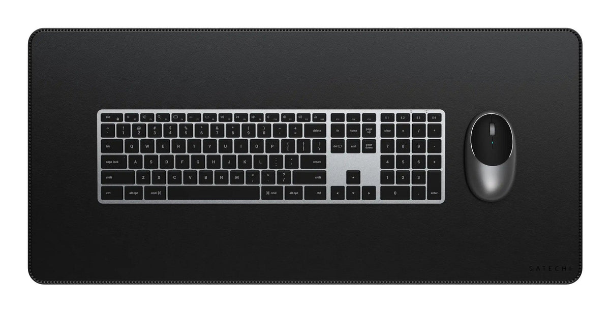 Satechi Vegan-Leather Premium Desk Mat Negro