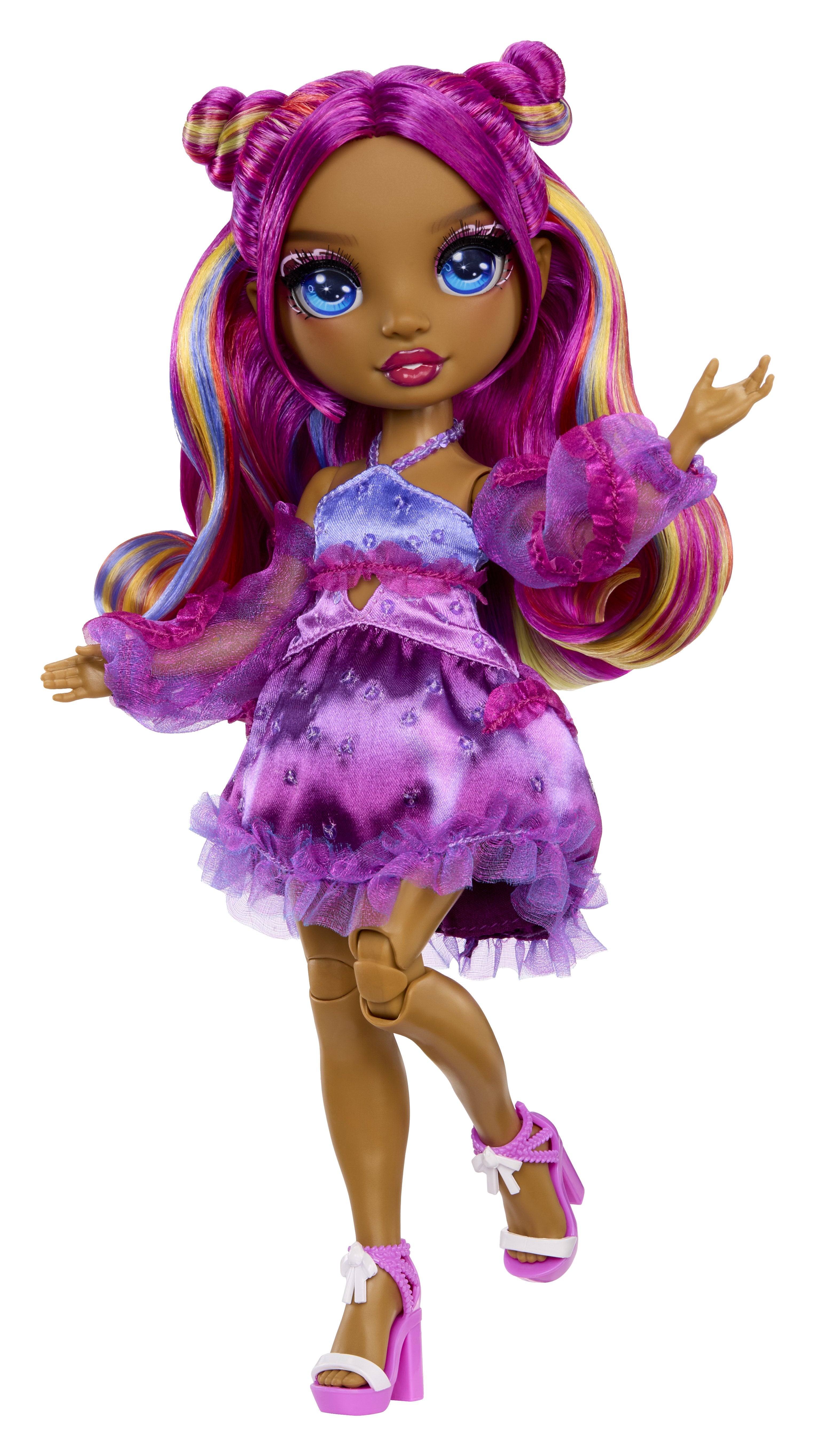 EAN 0035051597834 - Rainbow High Be Dazzling Fashion Dolls- Noemie Violette (Purple) imagen 1