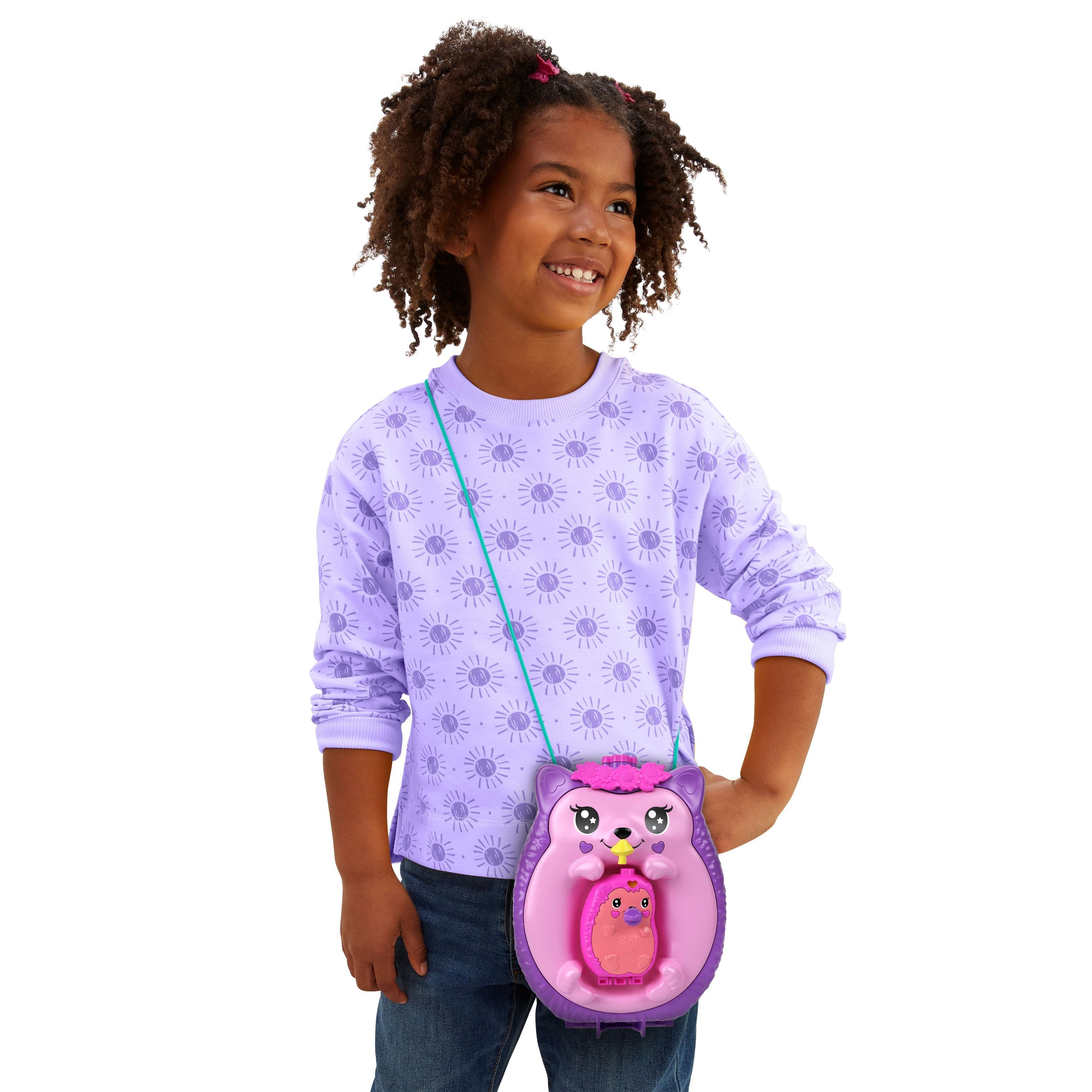 Zestaw Figurek Polly Pocket Kompaktowa Torebka Rodzina Jezyków