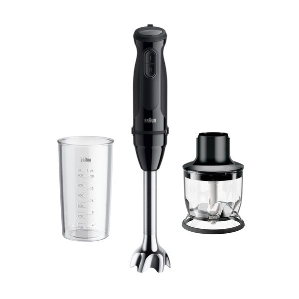 EAN 8021098005076 - Braun MultiQuick 3 MQ30201M 0,6 L Batidora de inmersión 900 W Negro, Acero satinado imagen 1