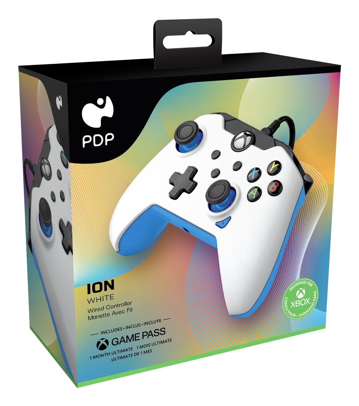 EAN 0708056068974 - PDP 049-012-WB mando y volante Azul, Blanco USB Gamepad Analógico/Digital PC, Xbox One, Xbox Series S, Xb imagen 7