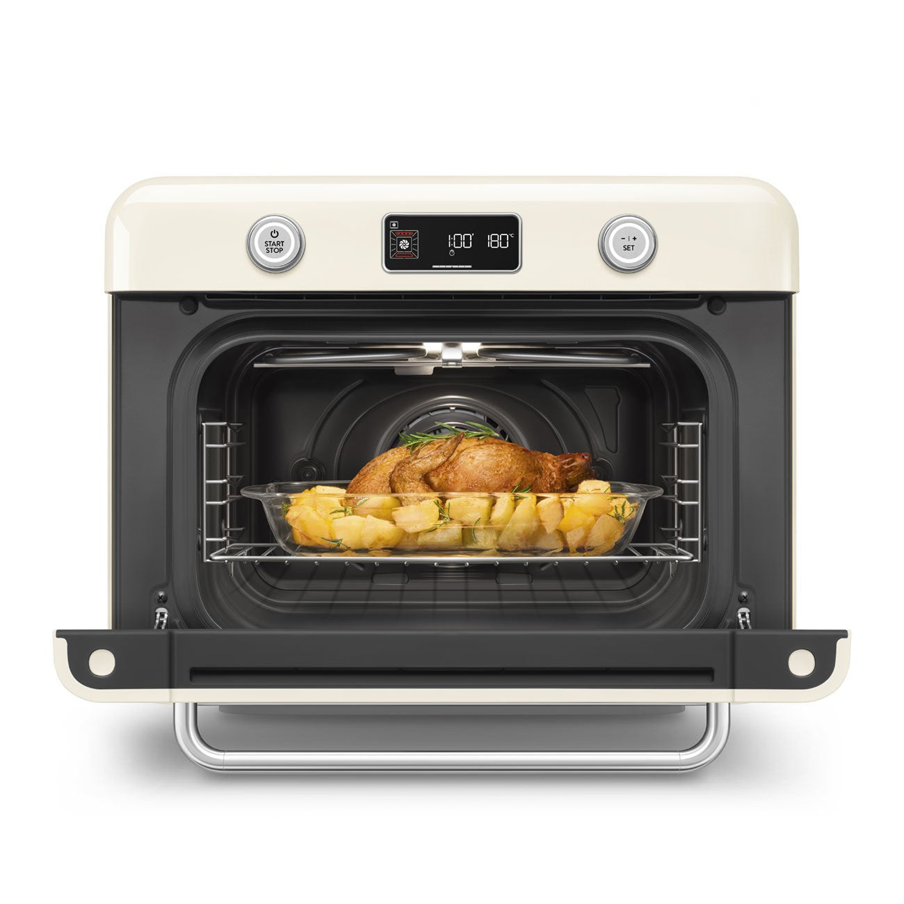 EAN 8017709329570 - Smeg COF01CREU horno de vapor Crema de color Botones, Giratorio imagen 9