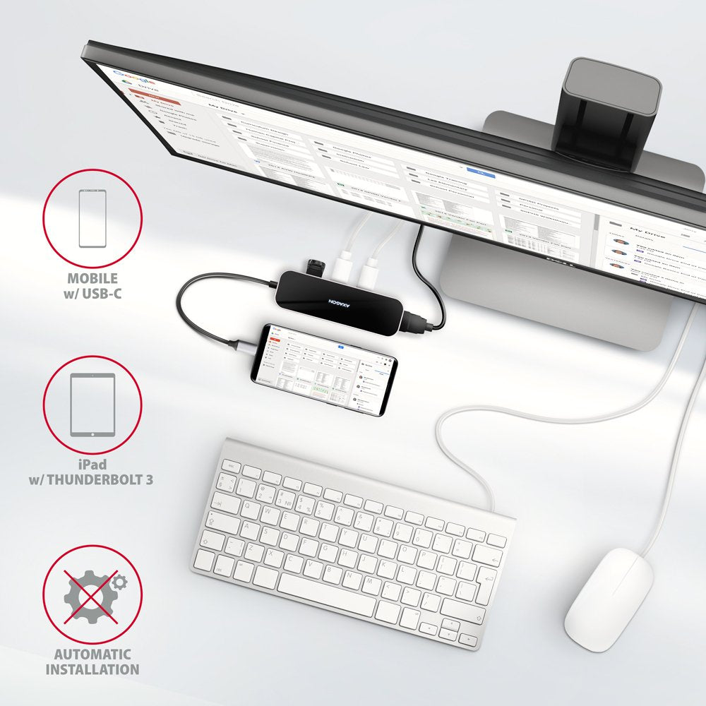 EAN 8595247907028 - Axagon HMC-6H4A base para portátil y replicador de puertos Alámbrico USB 3.2 Gen 1 (3.1 Gen 1) Type-C Neg imagen 5