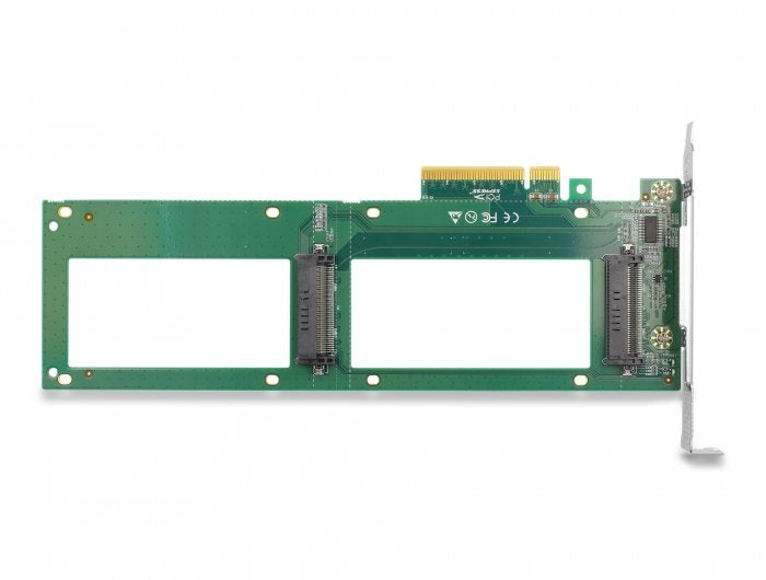 Delock Pci Express 4.0 X8 Karte 2 X Intern U.2 Nvme Sff-8639