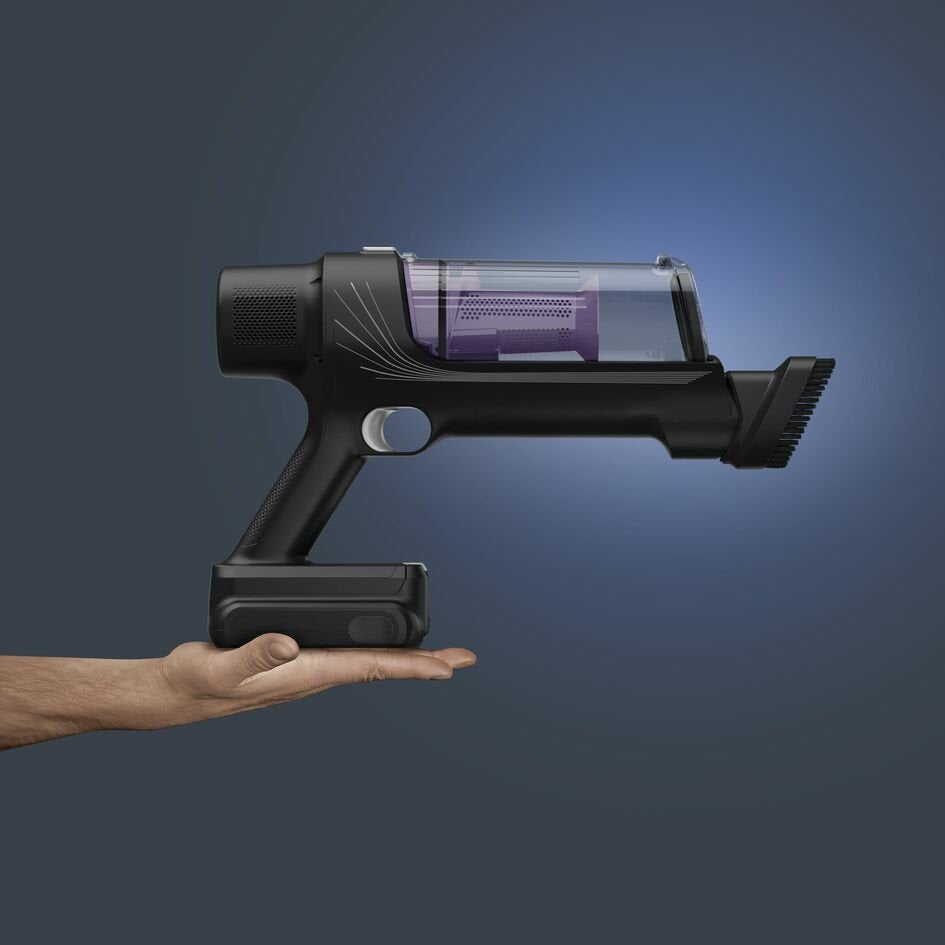 EAN 3221616113398 - Rowenta RH6A31 Aspiradora escoba 2 en 1 Batería Secar Sin bolsa 140 W Negro, Púrpura imagen 7