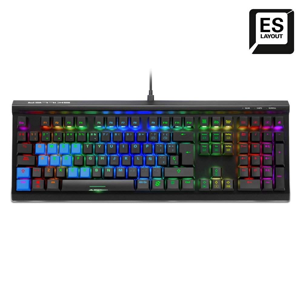 EAN 4044951033539 - Sharkoon SKILLER SGK60 teclado Juego USB QWERTY Español Negro imagen 3
