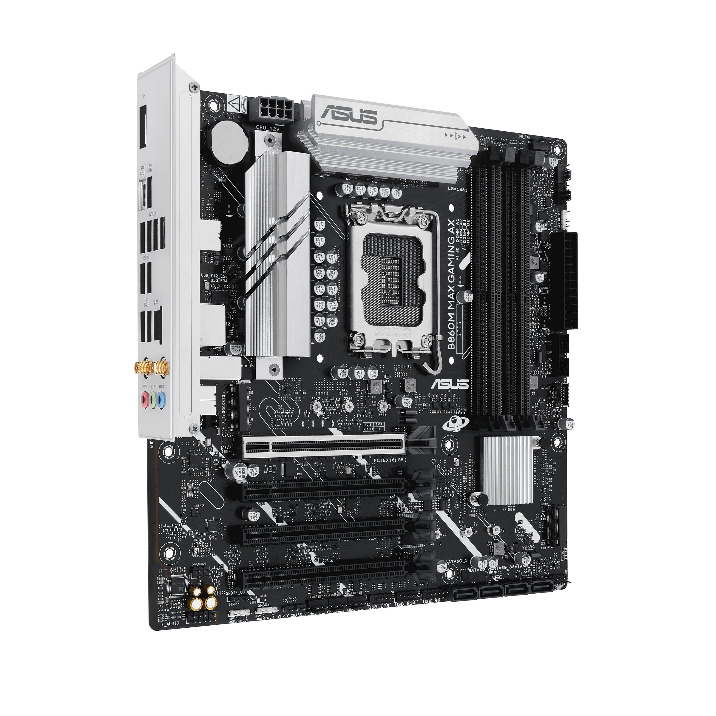 EAN 4711387831694 - ASUS B860M MAX GAMING AX Intel B860 LGA 1851 (Socket V1) micro ATX imagen 5