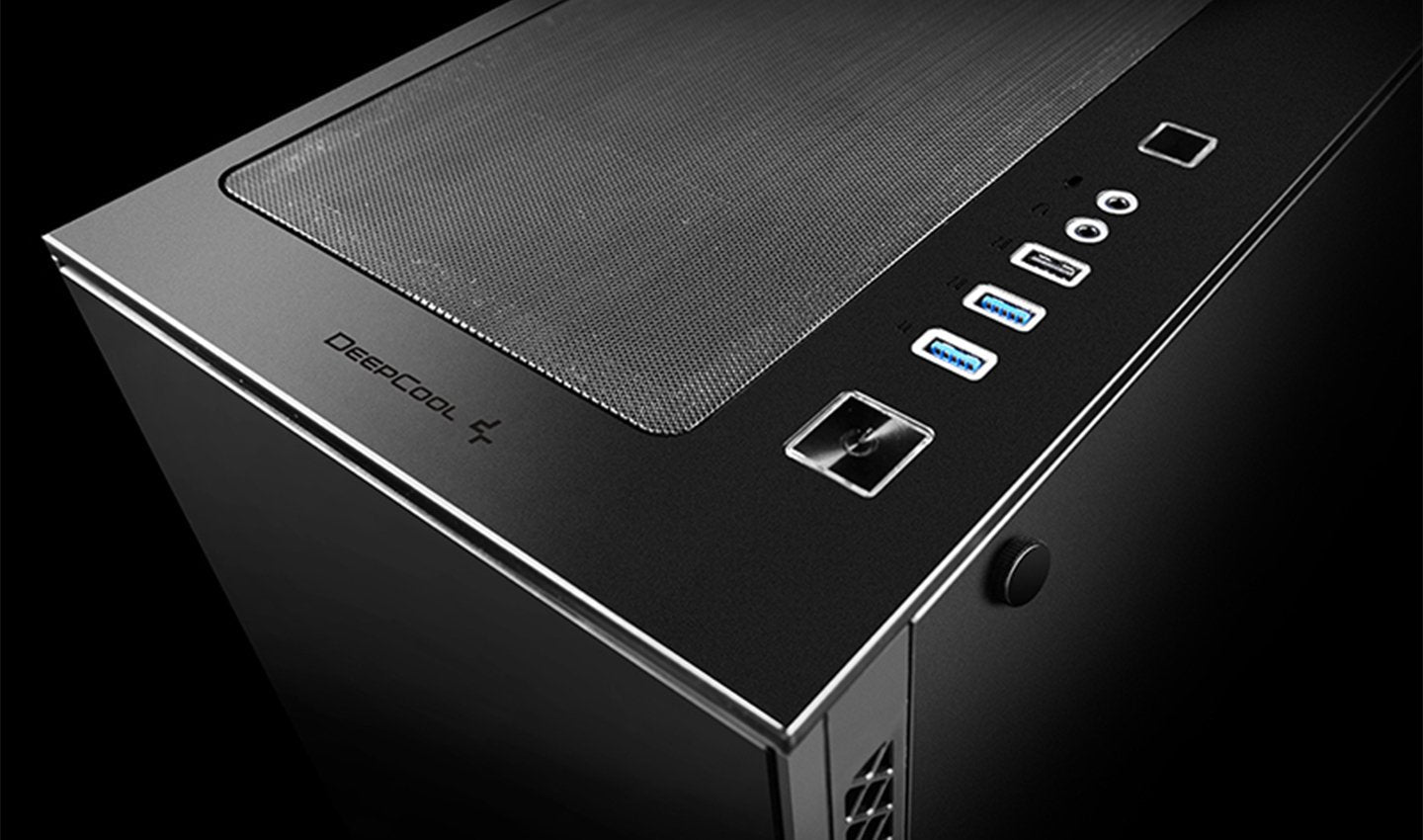 Caja Pc Deepcool E-Atx Matrexx 70-Add Rgb Black Tempered Glass Bahias 2x3'5,4x2'5/2xusb3.0/1xusb2.0/1xaudio(Hd)/1xmic/Cristal Templado