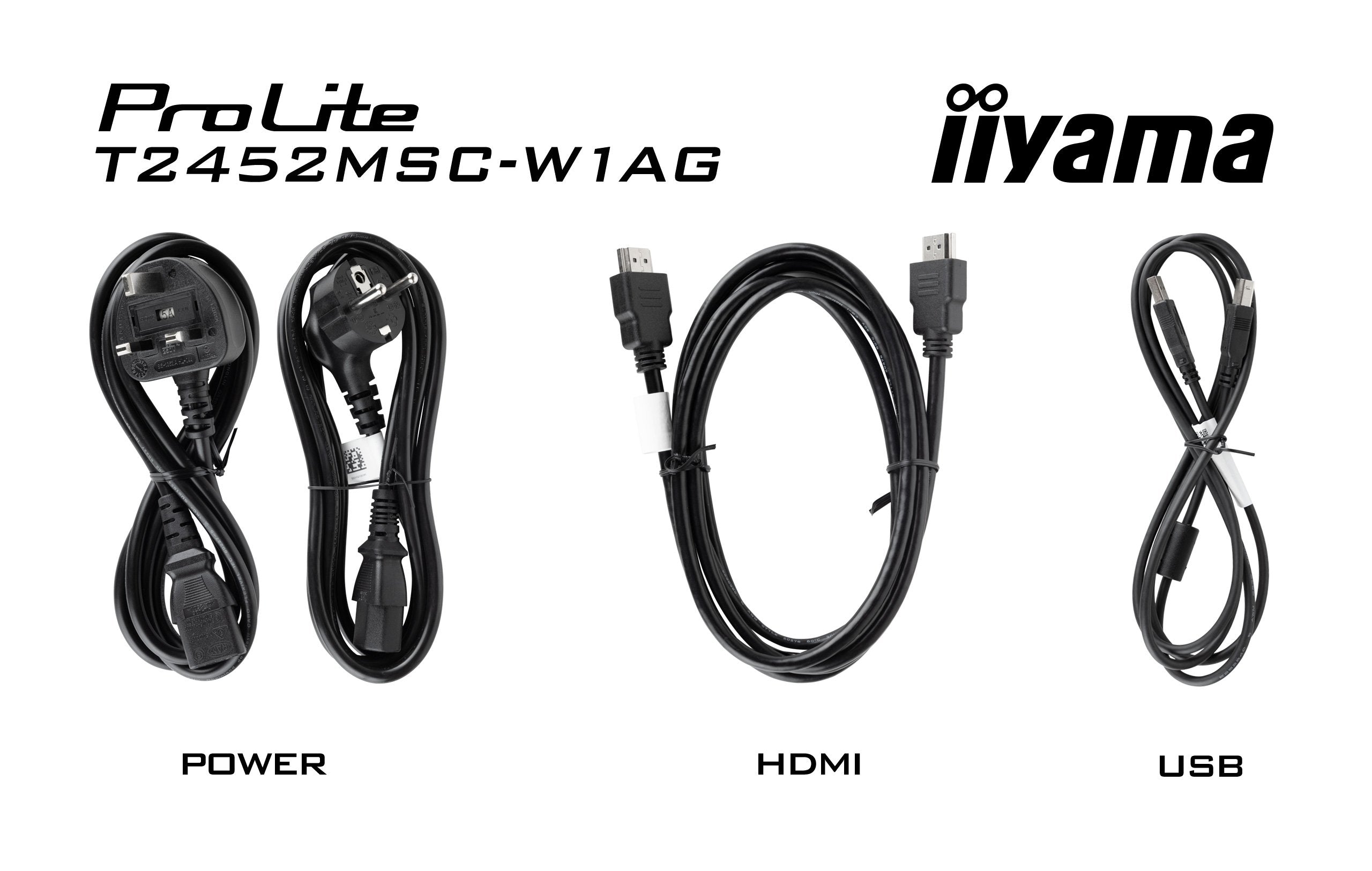 EAN 4948570127207 - iiyama ProLite T2452MSC-W1AG pantalla para PC 61 cm (24") 1920 x 1080 Pixeles Full HD LED Pantalla táctil imagen 18
