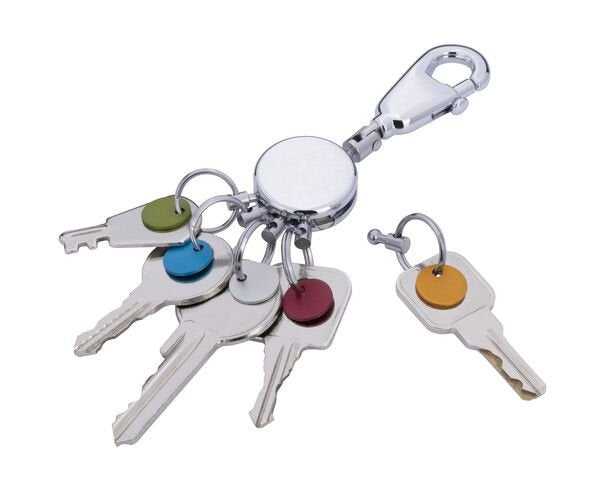 EAN 4024023112850 - TROIKA PATENT/Colour Llavero de anilla Multicolor, Plata imagen 3