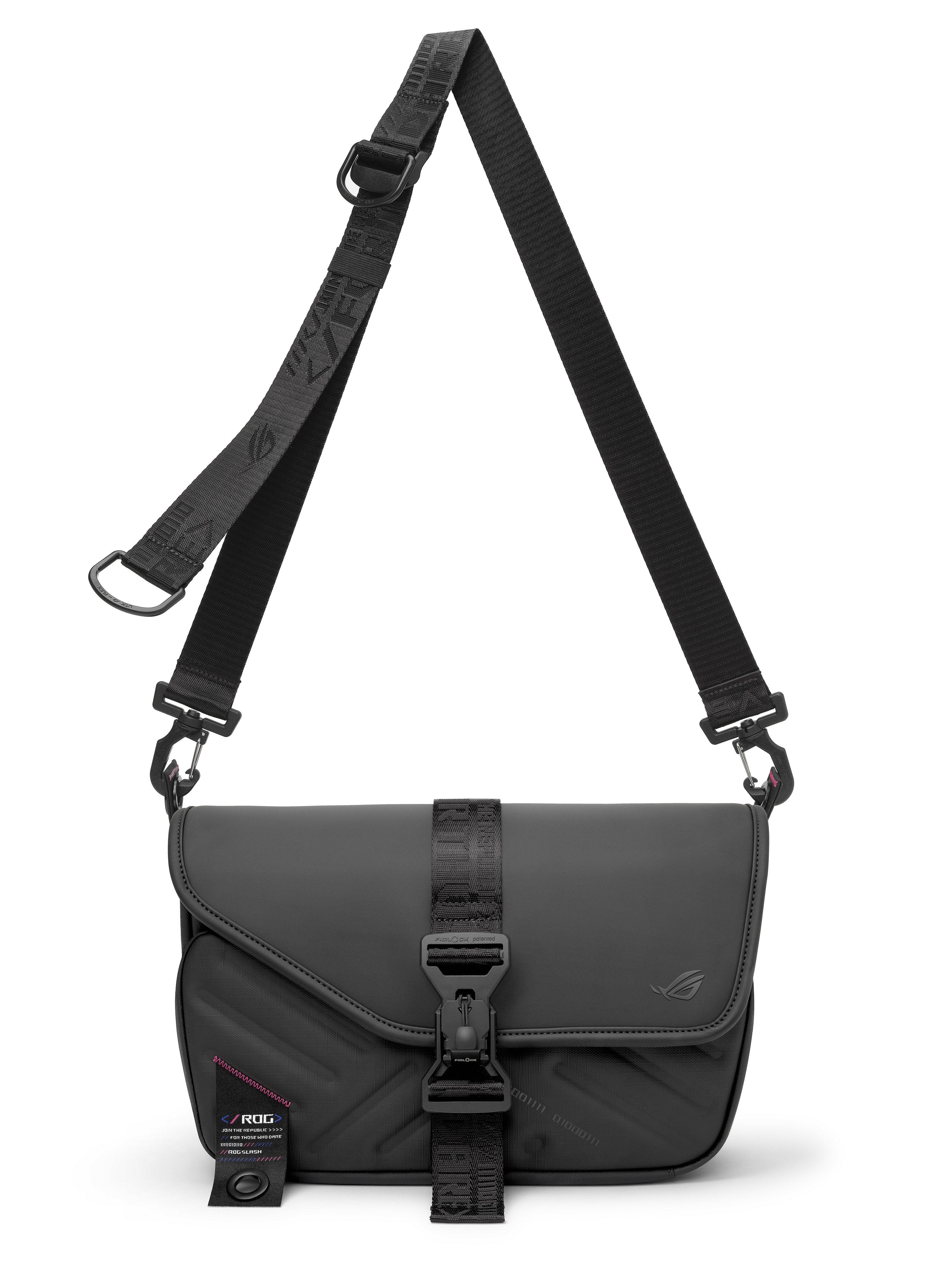 EAN 4711387814796 - ASUS BC3004 ROG SLASH SLING BAG 4.0 Bandolera cuero PU, Poliéster Negro imagen 10