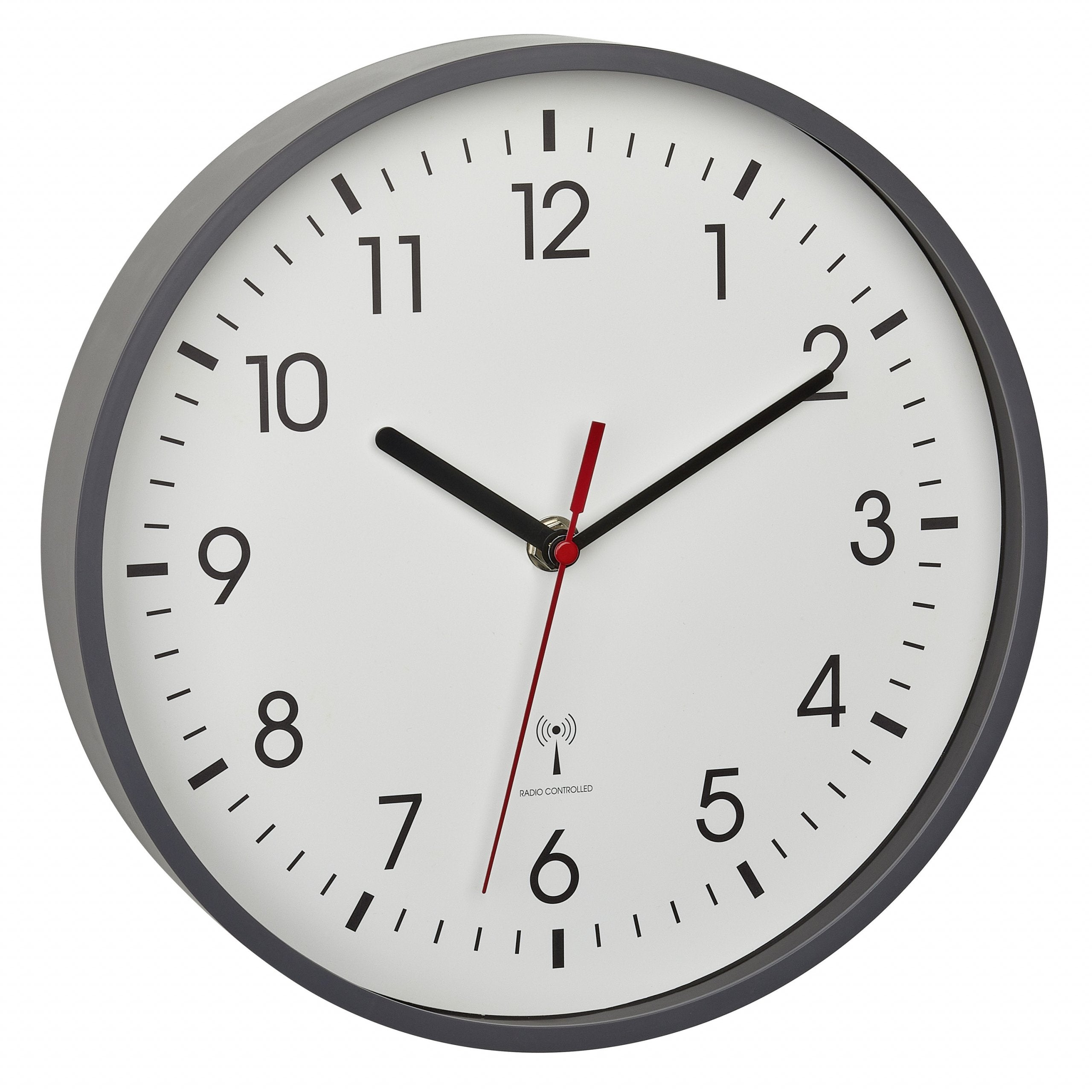 Tfa-Dostmann 60.3550.10 Reloj De Mesa O Pared Reloj Analógico Alrededor Gris