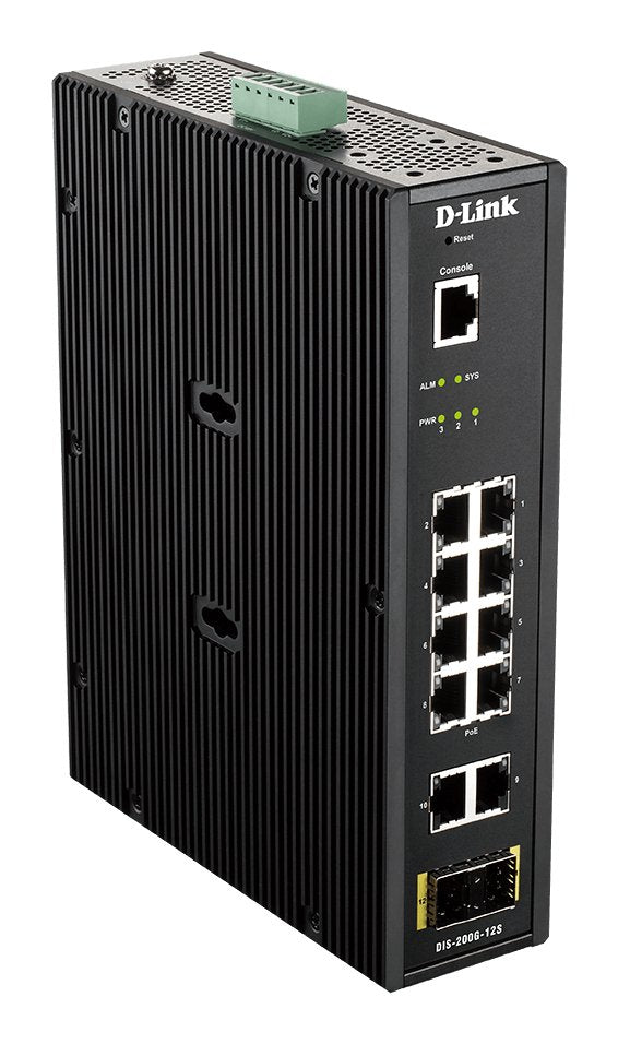 Switch Gestionable D-Link Dis-200g-12s 12 Puertos Gigabit 10 100 1000 Sfp