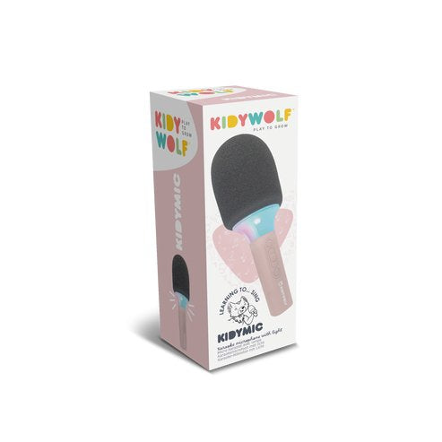 Kidywolf Mikrofon Bluetooth Mit Licht Rosa