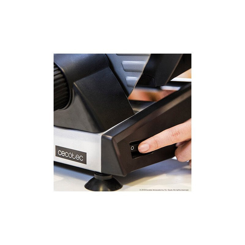 EAN 8435484023078 - Cecotec Rock’nCut Twin rebanadora Manual 180 W Negro, Acero inoxidable imagen 5