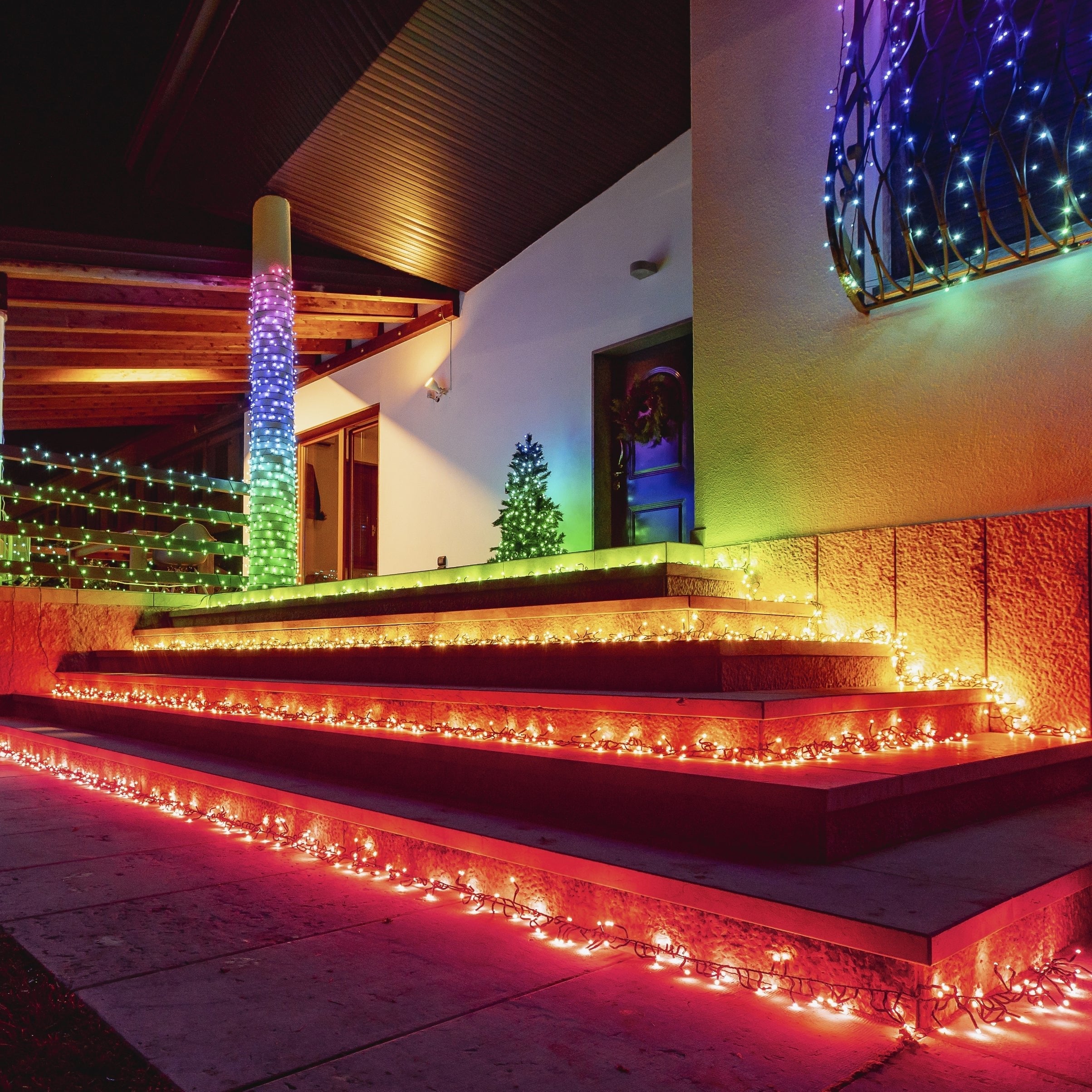 Twinkly Strings 250 Special Edition (Tws250spp-Beu) Luces Inteligentes Para El Árbol De Navidad 250 Led Rgb+W 20 M