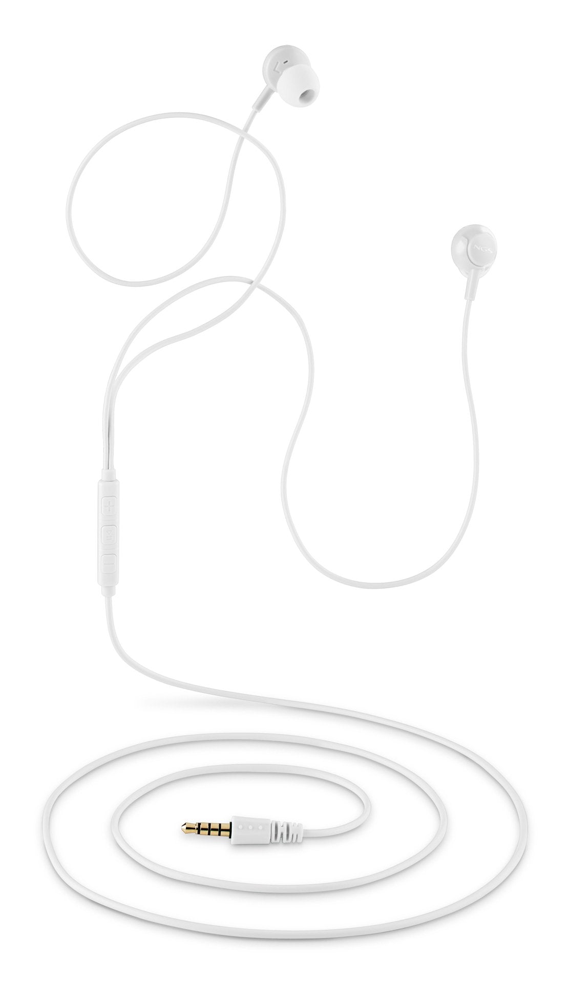 EAN 8435430627213 - NGS CROSS DRIFT WHITE Auriculares Alámbrico Dentro de oído Llamadas/Música Blanco imagen 5