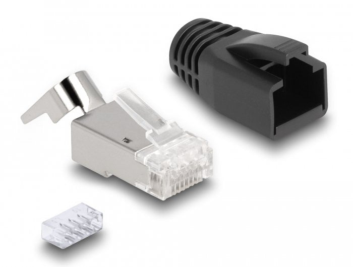 EAN 4043619669035 - DeLOCK 66903 conector RJ-45 Negro, Metálico imagen 3