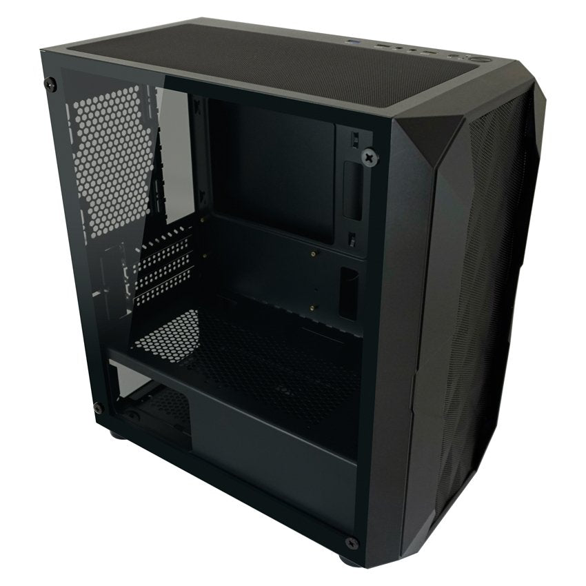 Caja Pc Lc-Power Gaming 712mb M-Atx Polynom X Black, 2*Usb2.0, 1*Usb3.0, Meshfrontpanel
