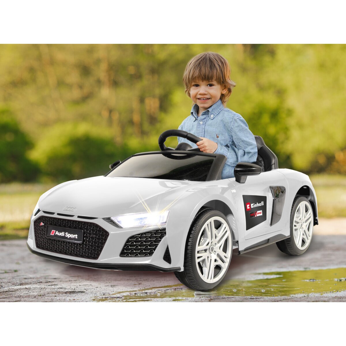 Vehículo Jamara Ride-On Audi R8 Spyder 18v Einhell Blanco