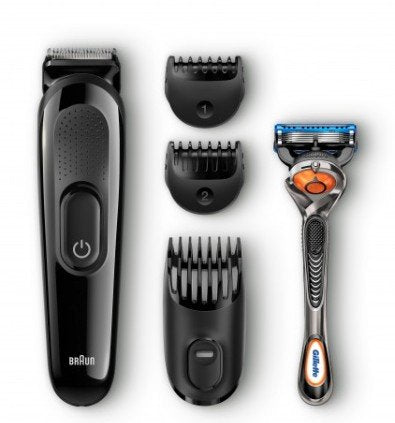 Cortapelos 4 En 1 Braun Sk3000 Con Batería 4 Accesorios