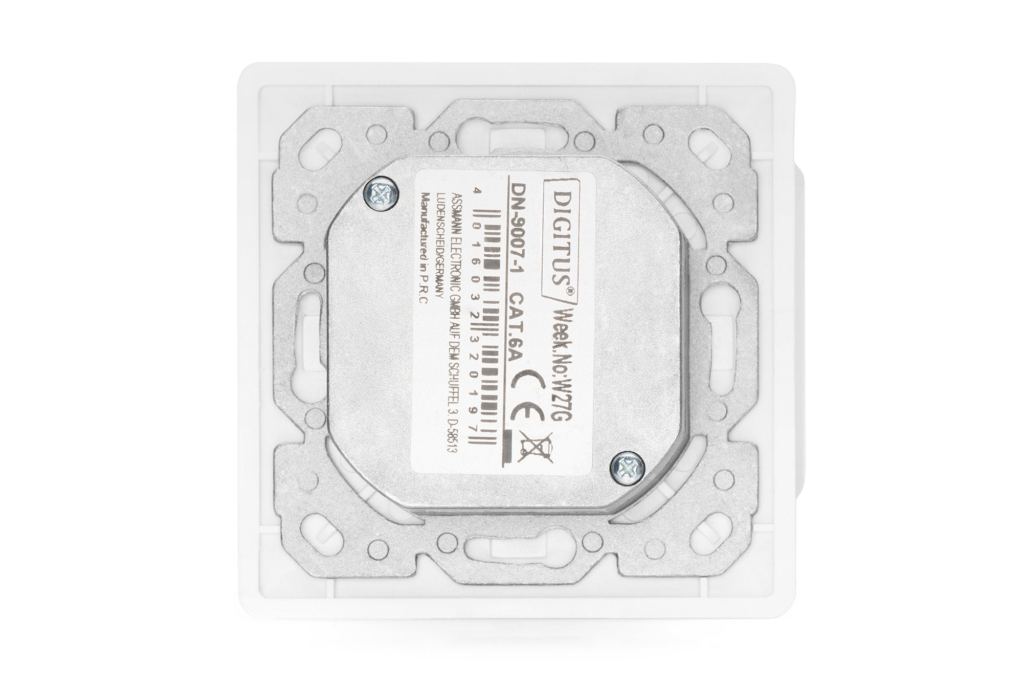 EAN 4016032320197 - Digitus DN-9007-1 toma de corriente 2 x RJ-45 Blanco imagen 2