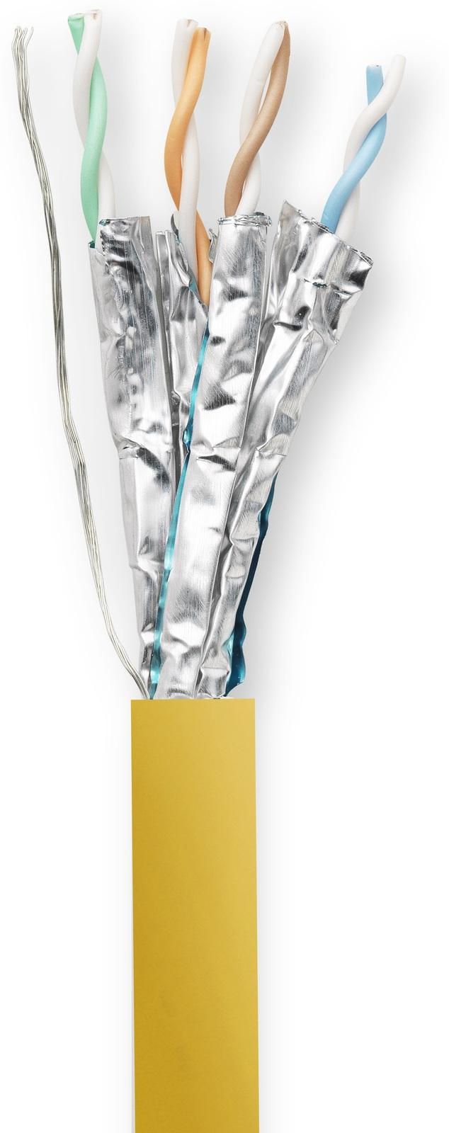 EAN 5706998289513 - Vivolink PROCAT40 cable de red Amarillo 40 m Cat6a F/FTP (FFTP) imagen 3