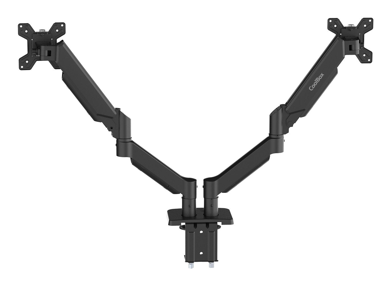 Soporte Coolbox Dos Monitores Brazo Neumatico