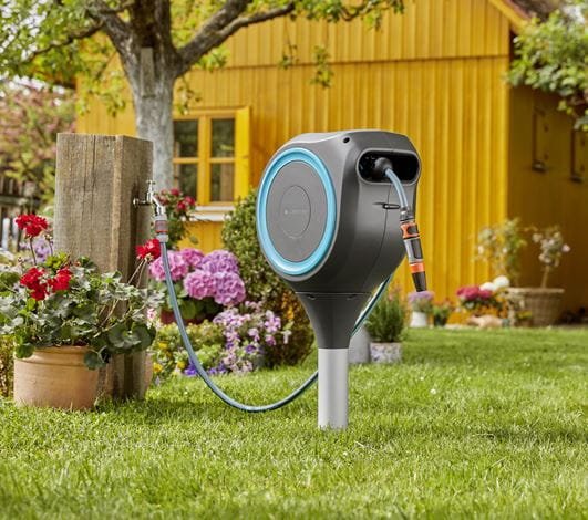 Gardena Garden Hose Box Rollup S (Turquoise) 15 M