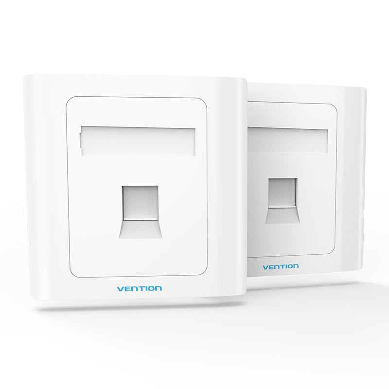 Placa De Pared Tipo 86 Vention Ifaw0 1 Puerto Rj45