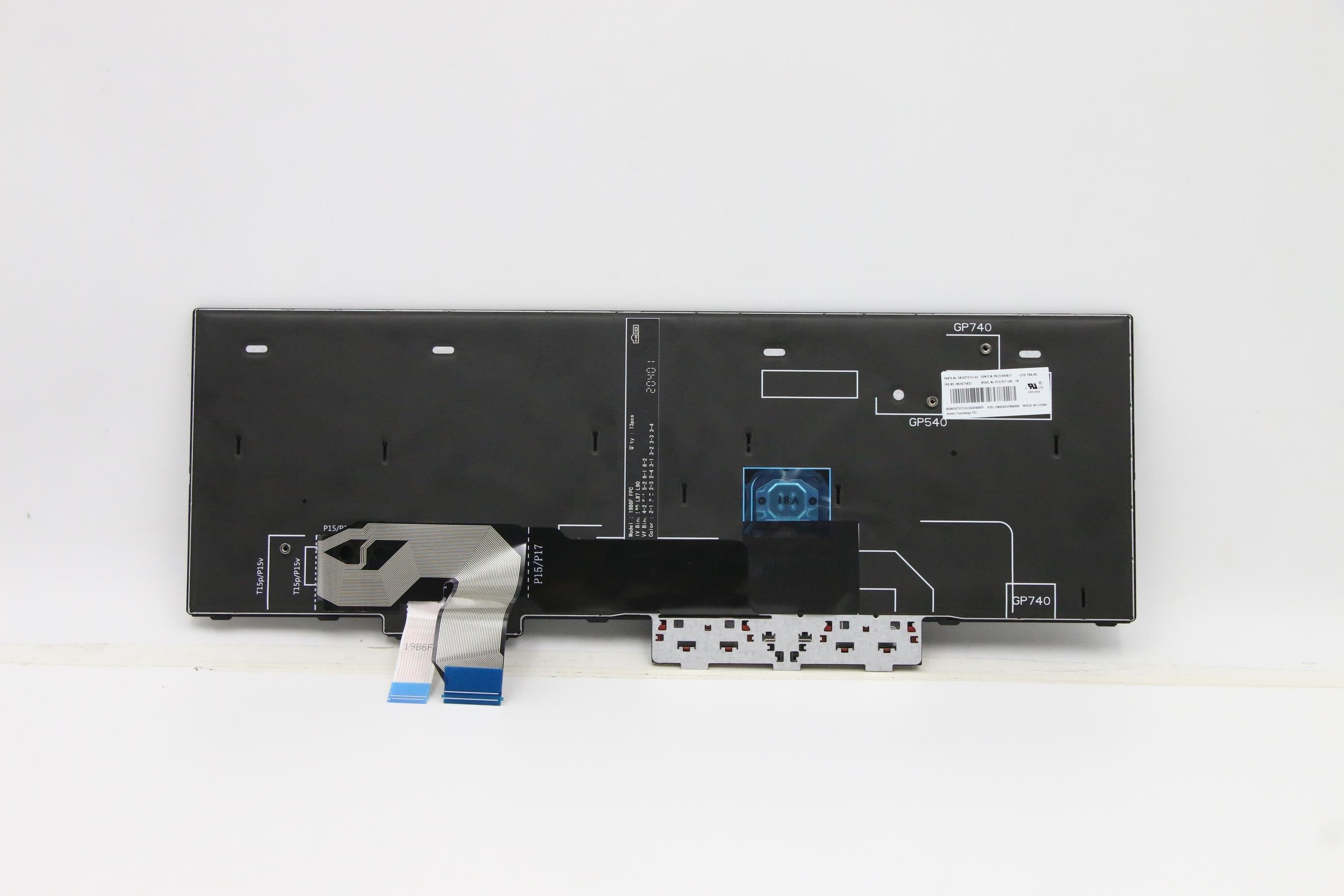 EAN 5704174284536 - Lenovo 5N20Z74832 refacción para laptop Teclado imagen 2