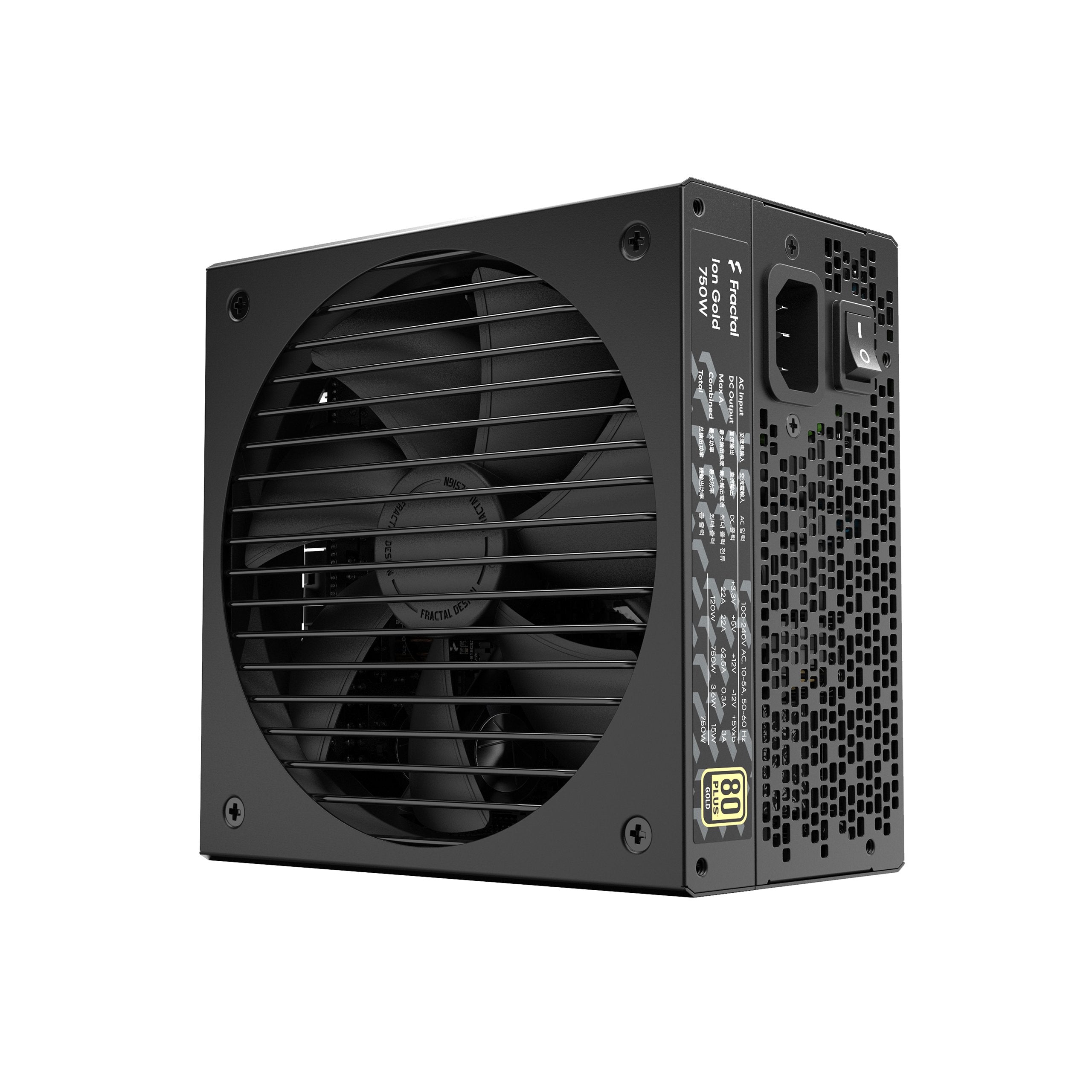 EAN 7340172702795 - Fractal Design Ion+ 750W Gold unidad de fuente de alimentación 24-pin ATX ATX Negro imagen 7