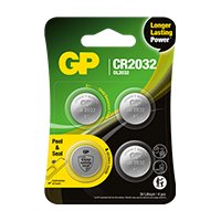 Lithium Coin Cell Cr2032 4-Pack