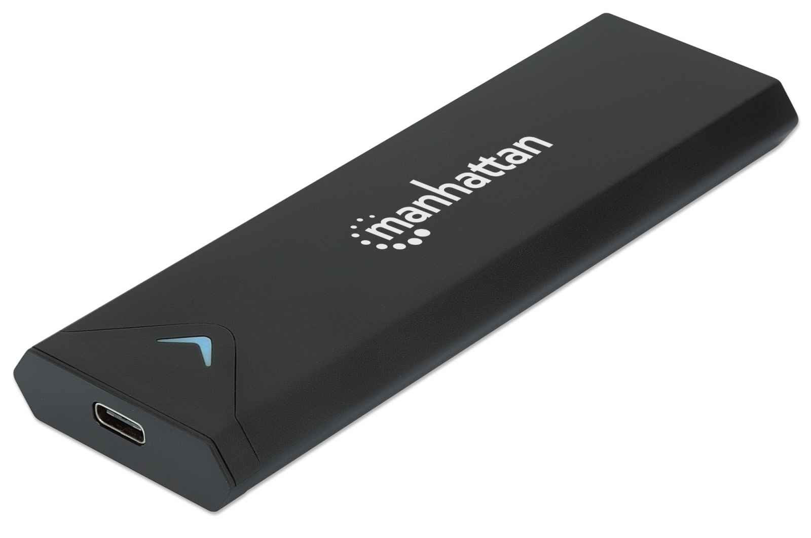 EAN 0766623130530 - Manhattan 130530 caja para disco duro externo Caja externa para unidad de estado sólido (SSD) Negro M.2 imagen 1