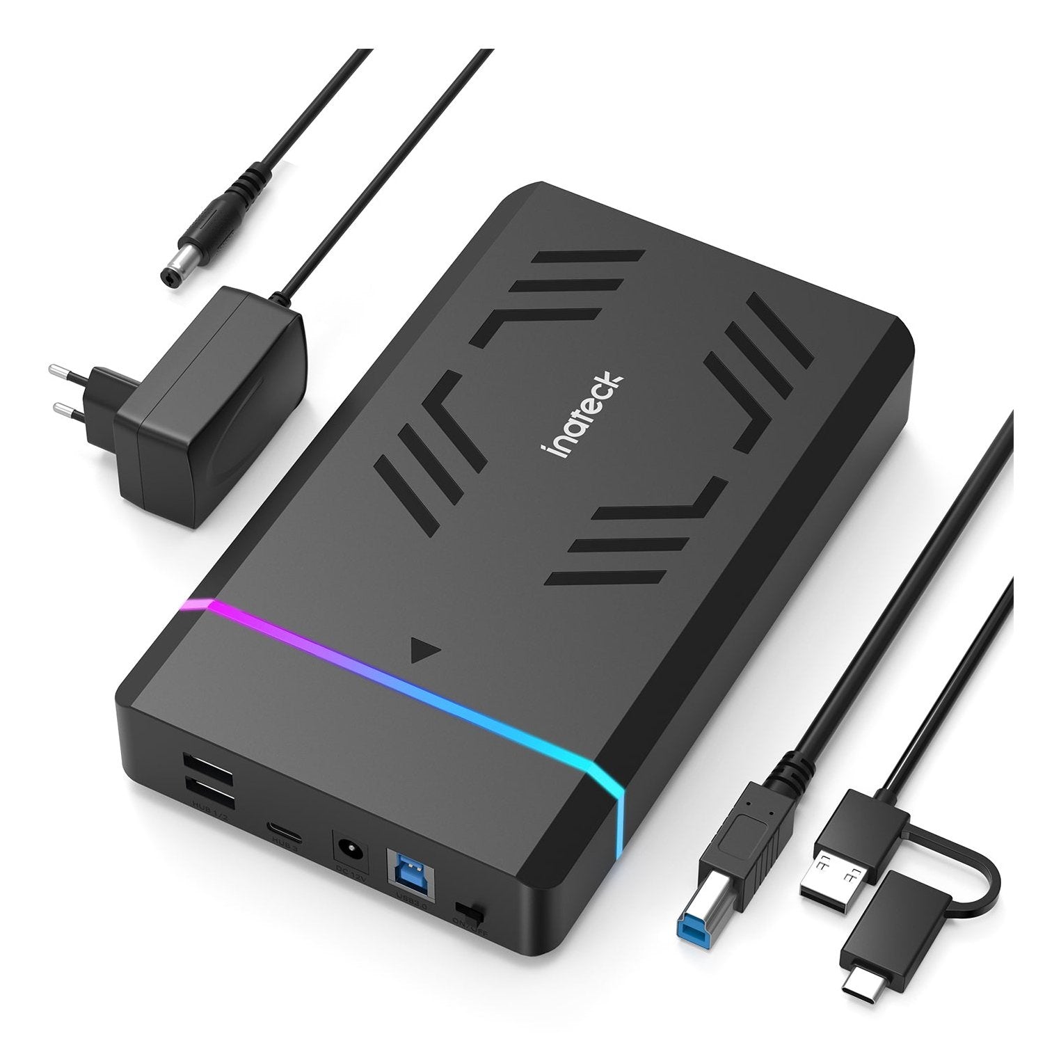 EAN 6976521119726 - Inateck FE3003 Carcasa de disco duro/SSD Negro 2.5/3.5" imagen 2